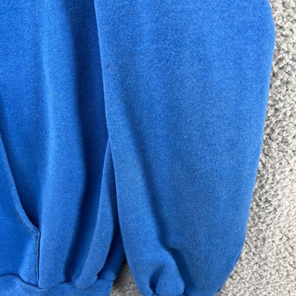 Vintage Las Vegas Sweatshirt Mens Extra Large Blue Black Zip Hoodie Spellout 90s - Picture 15 of 16